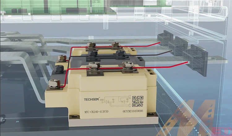 3 phase 380V Built in Bypass Soft Starter 132KW